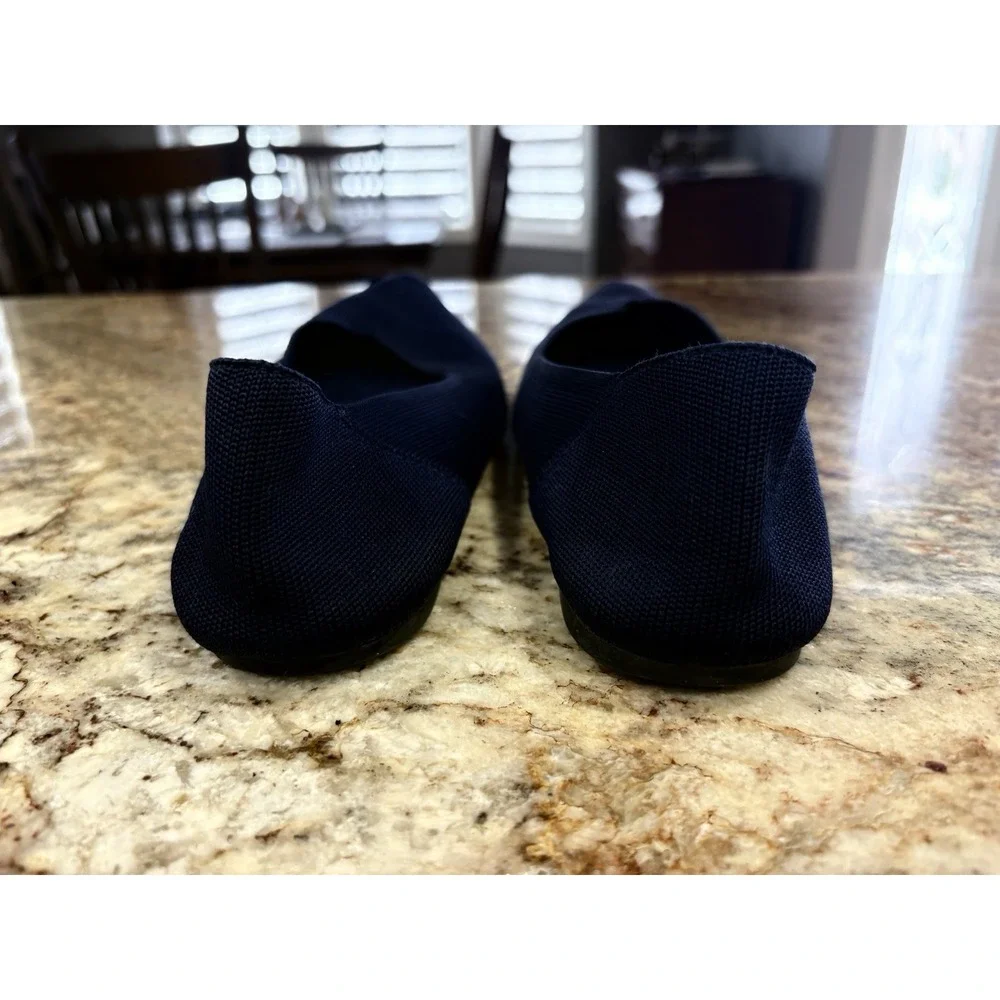 Mia Size 7 M KERRI Navy Textile Slip On Flats / Loafers‎ Women's Shoes